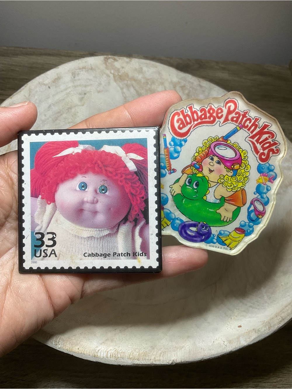 Vintage Cabbage Patch Kids Refrigerator Magnets Lot